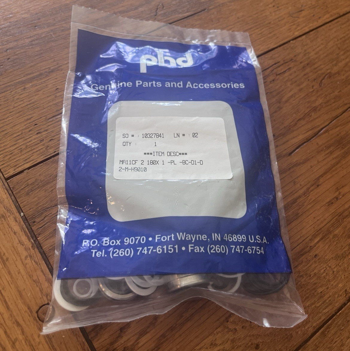 PHD INC MA11CF 2 180X 1- PL -BC- D1-D2-M-H9010 SO#10327841 CYLENDER REPAIR KIT
