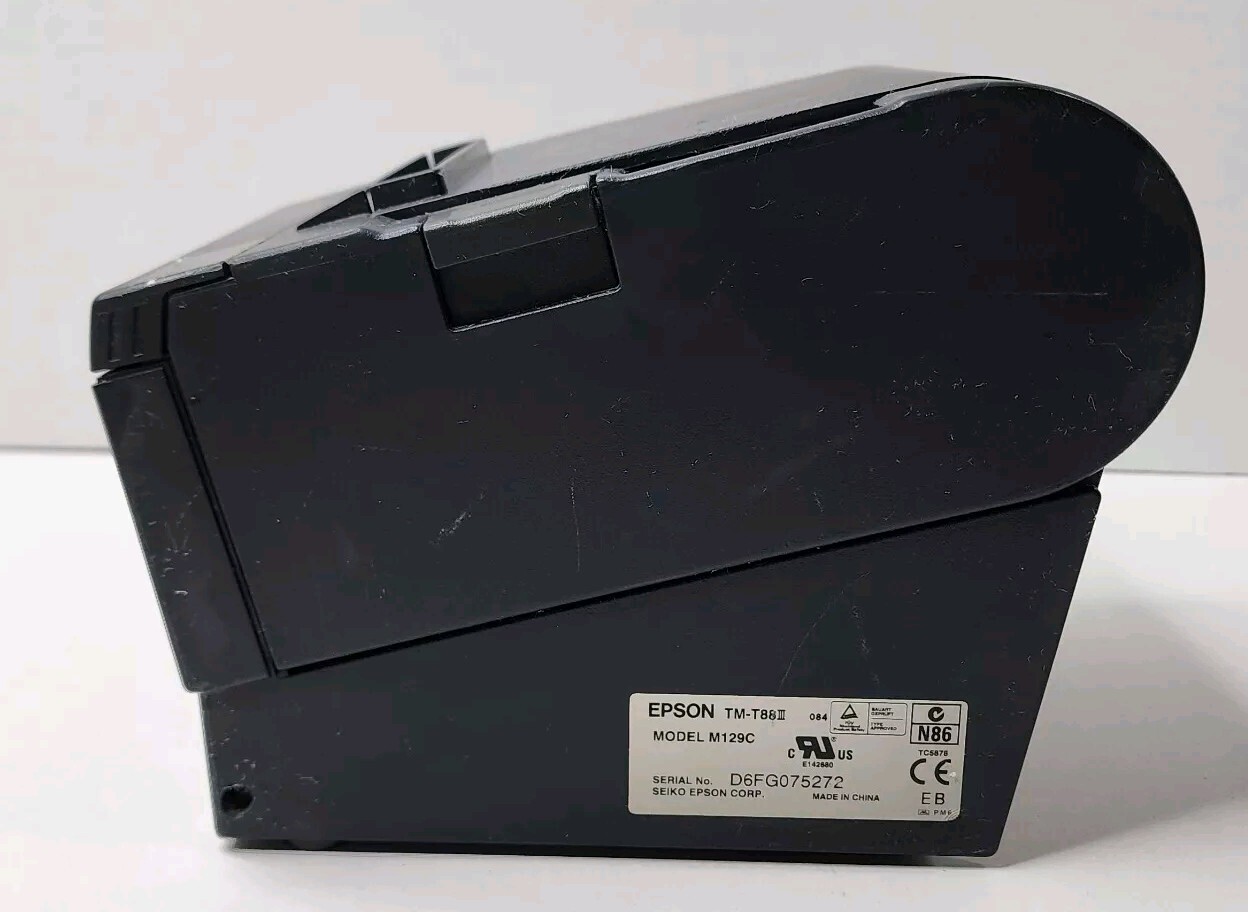 Epson TM-T88III – Thermal POS Receipt Printer – Model M129C – Untested/For Parts