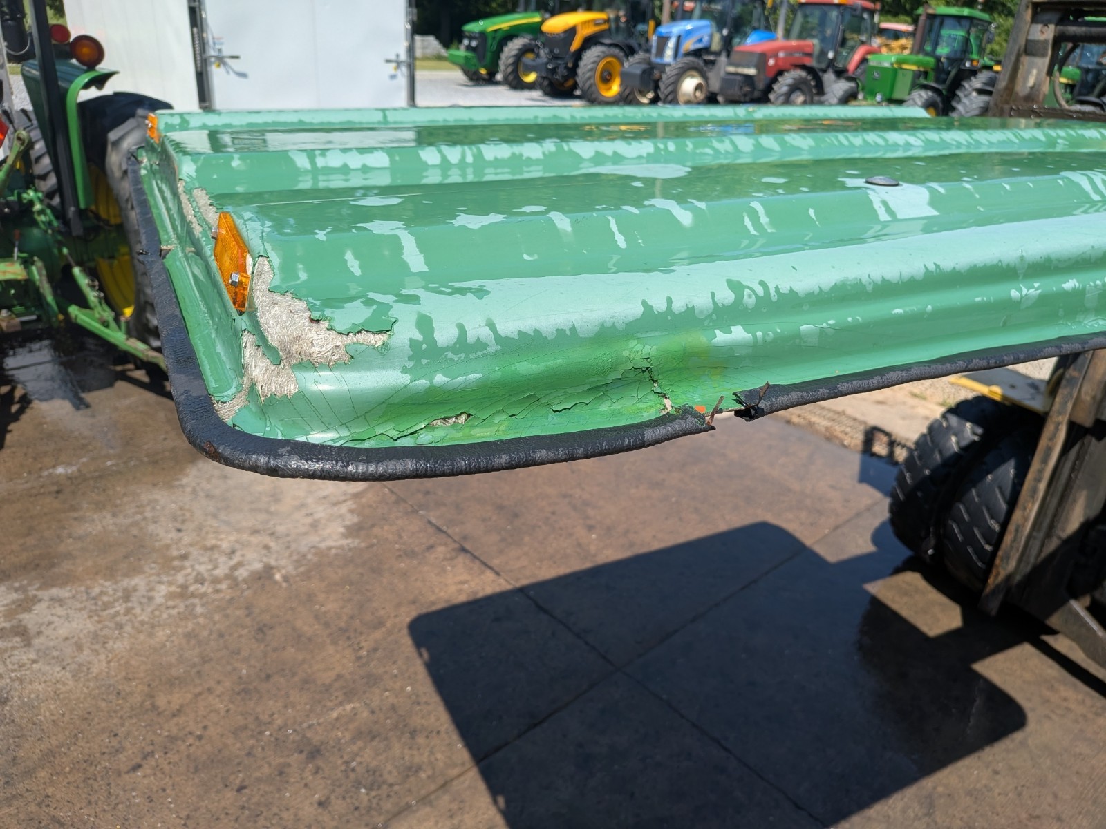 Used John Deere Fiberglass Canopy. This came off of a 6430