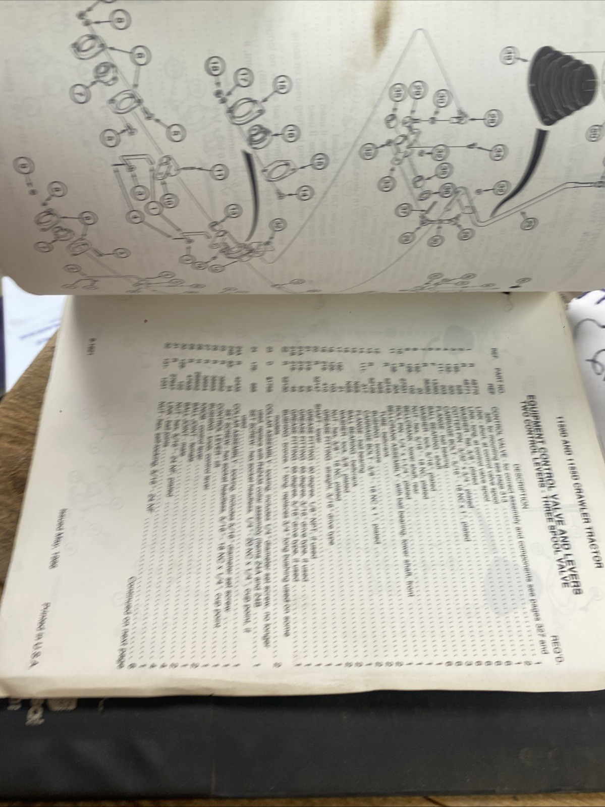 CASE 1150D 1155D CRAWLER TRACTOR DOZER LOADER PARTS MANUAL BOOK CATALOG