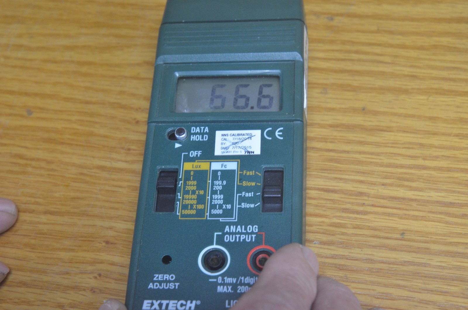 Extech Lightmeter 401025 Parts Only (6-D)