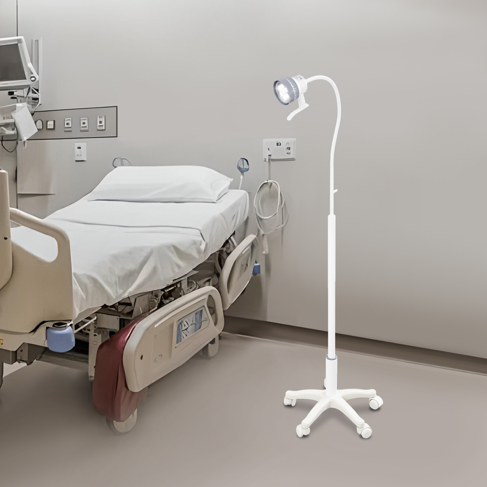 LED Medical Exam Lamp Mobile Surgical Examination Lamp 500mA Exam Light 12W