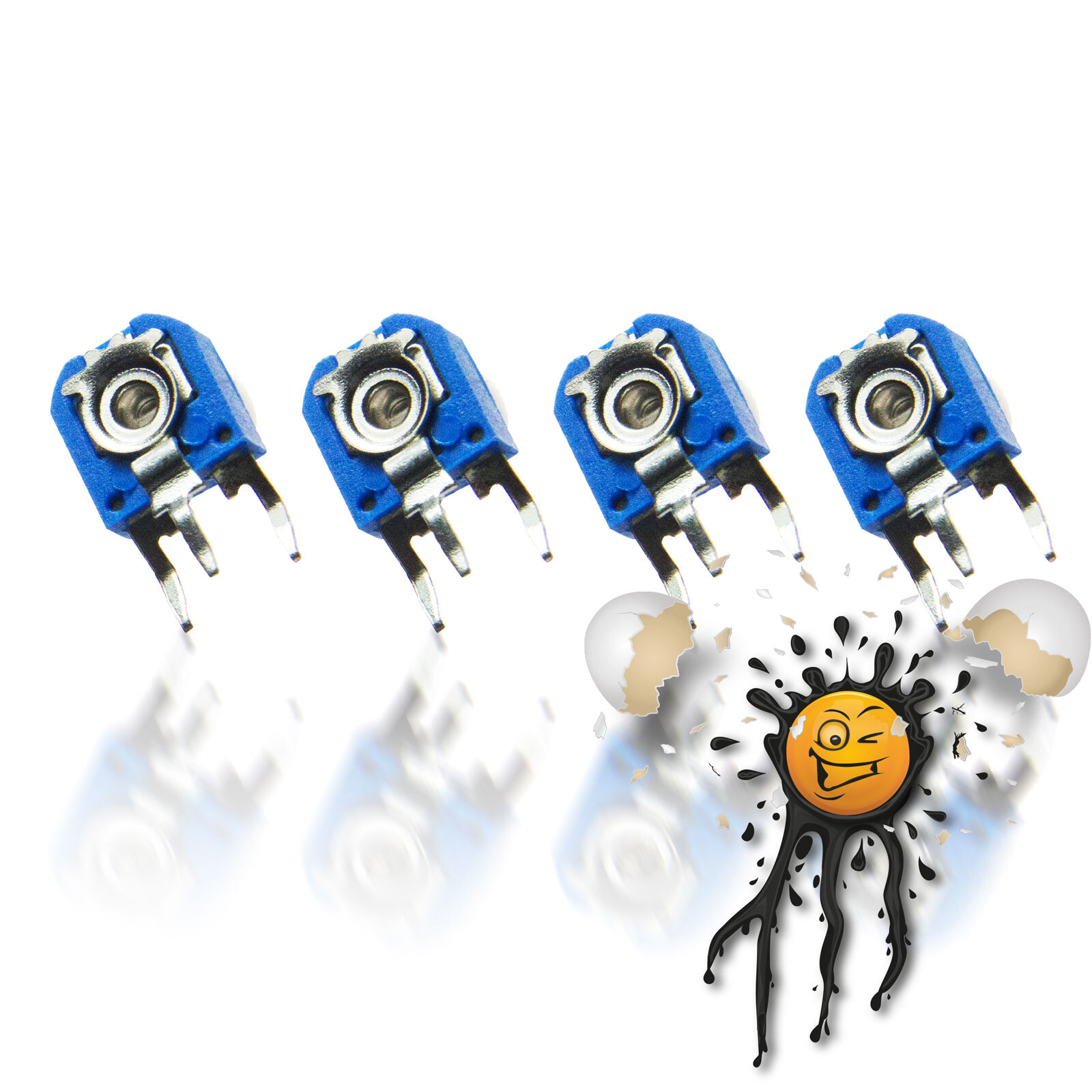 4 x Potentiometer RM063 Poti 100Ohm – 1MOhm Set Trimmer