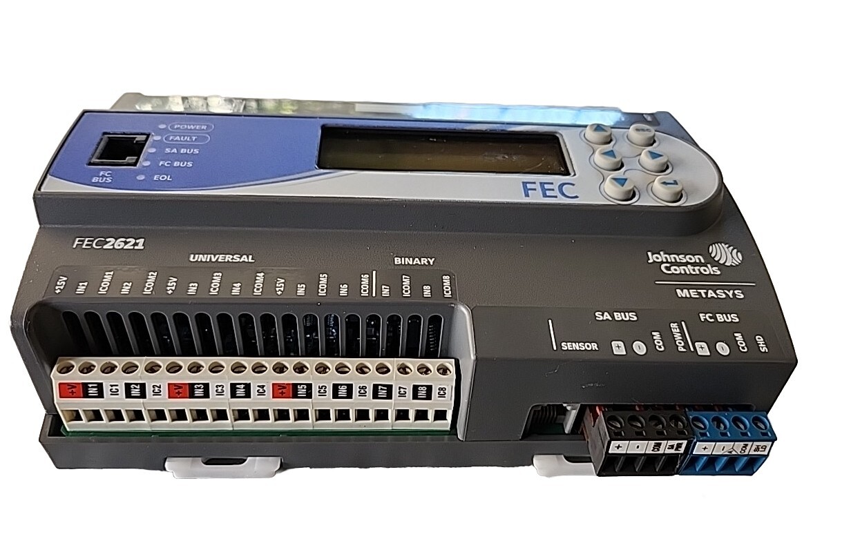 Johnson Controls MS-FEC2621-0 Programmable Controller Rev. C S/W Version 5.0