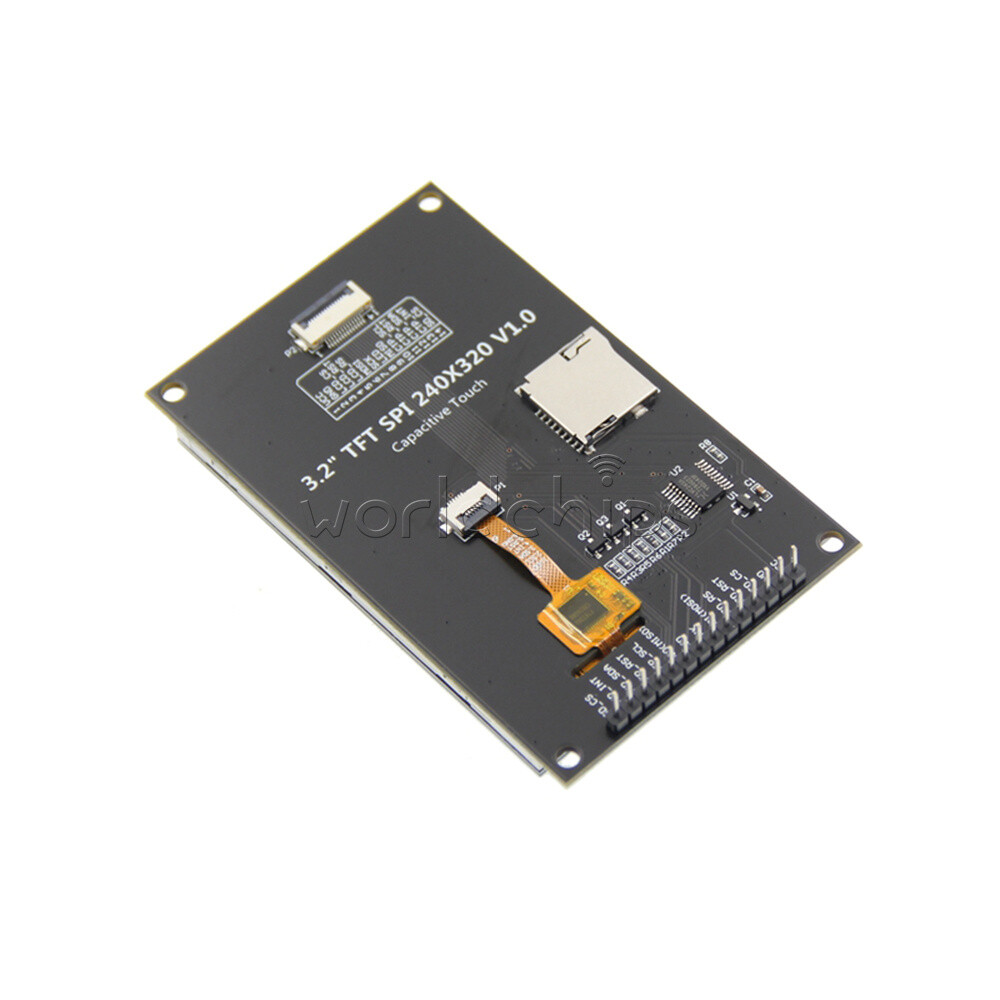 3.2 inch SPI Serial TFT LCD Display Module IPS Touch Screen 240X320 ILI9341V New