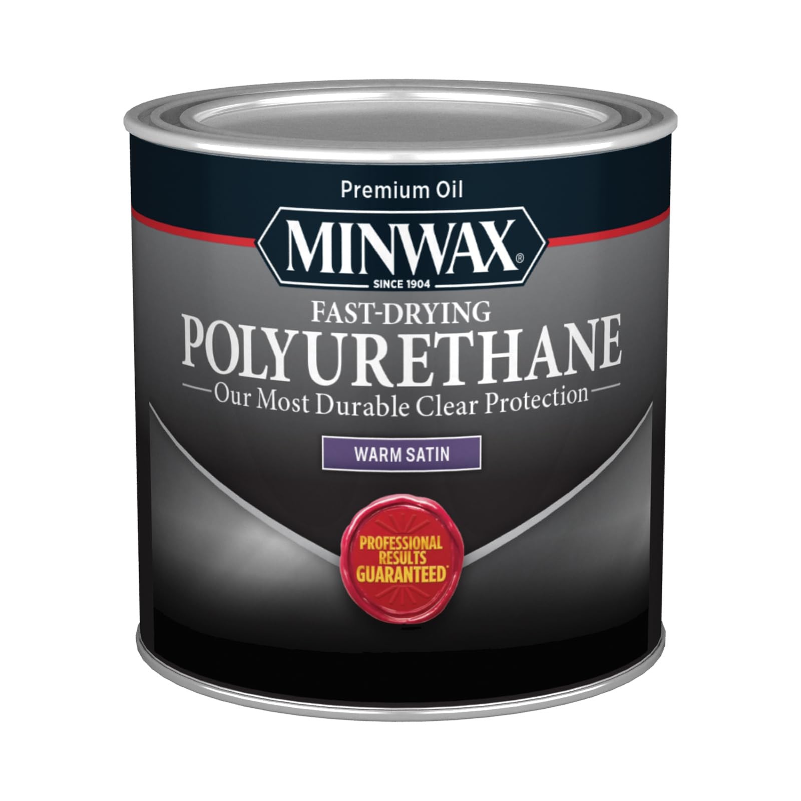 Minwax 1/2 pt 23010 Clear Fast-Drying Oil-Based Pint, Warm Satin