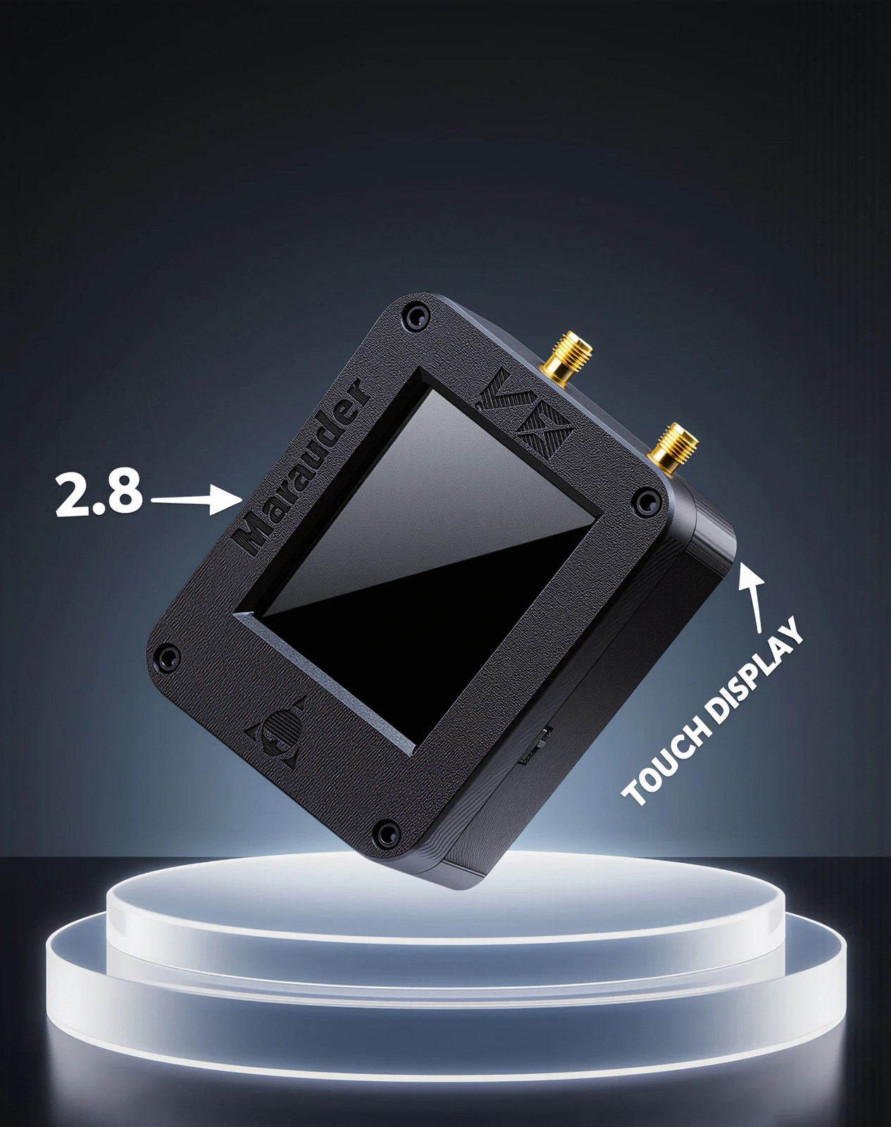 New ESP32 Marauder V8 ESP32-C5 2.8 Inch Touch Display Dual Band Wifi Bluetooth G