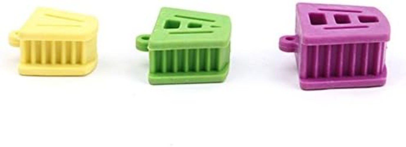 Dental Mouth Prop Orthodontic Bite Block 3 Pcs Set