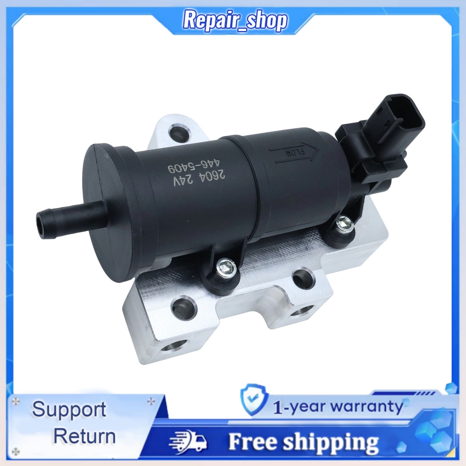 24V Fuel Transfer Pump 446-5409 For Caterpillar CAT C4.4 C6.6 C7.1 Engines