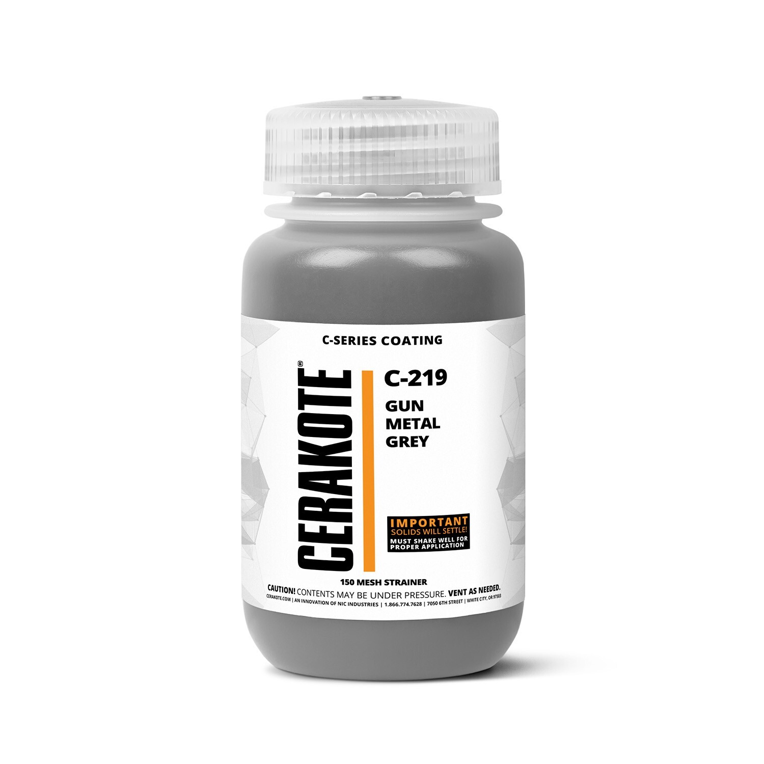 CERAKOTE® C-SERIES Air Cure Ceramic Coating C-219 Gun Metal Grey (4oz)
