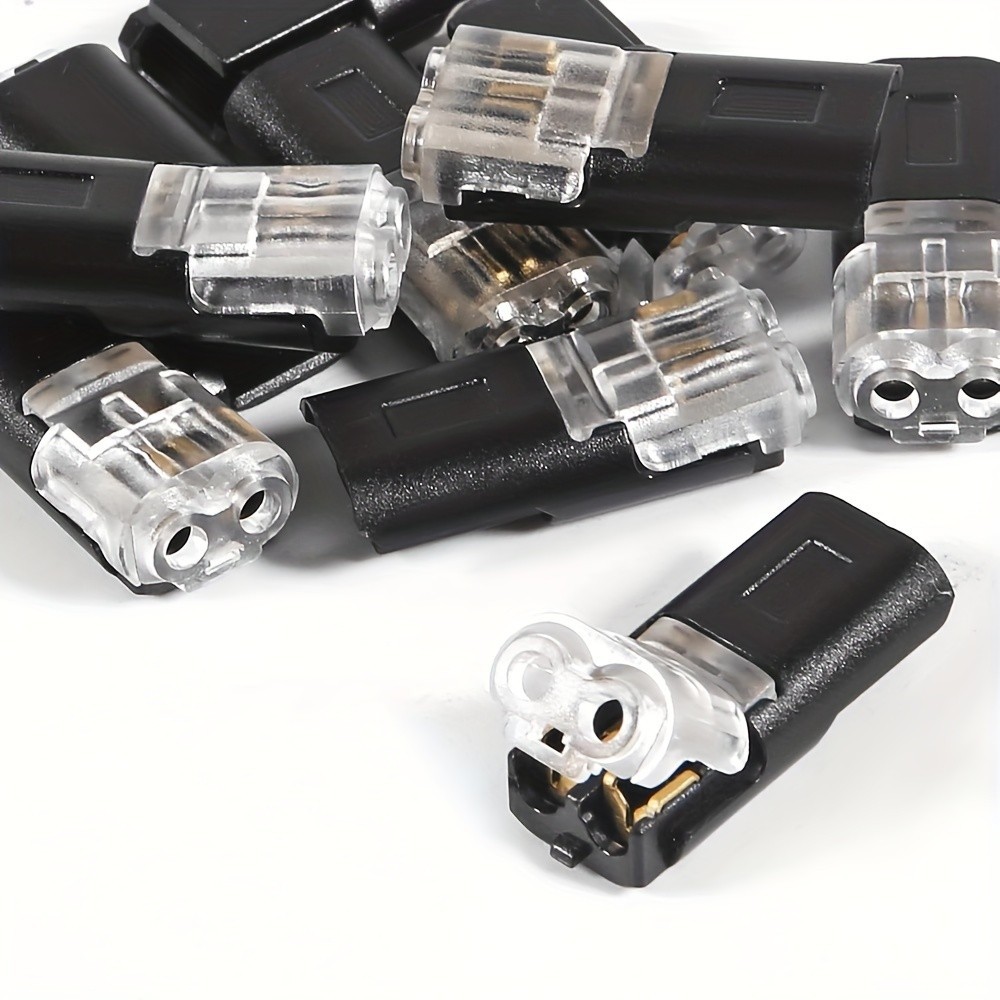 80 PCS Plug-In Quick Wire Connectors, Reusable Clamp Terminal Blocks for Cables