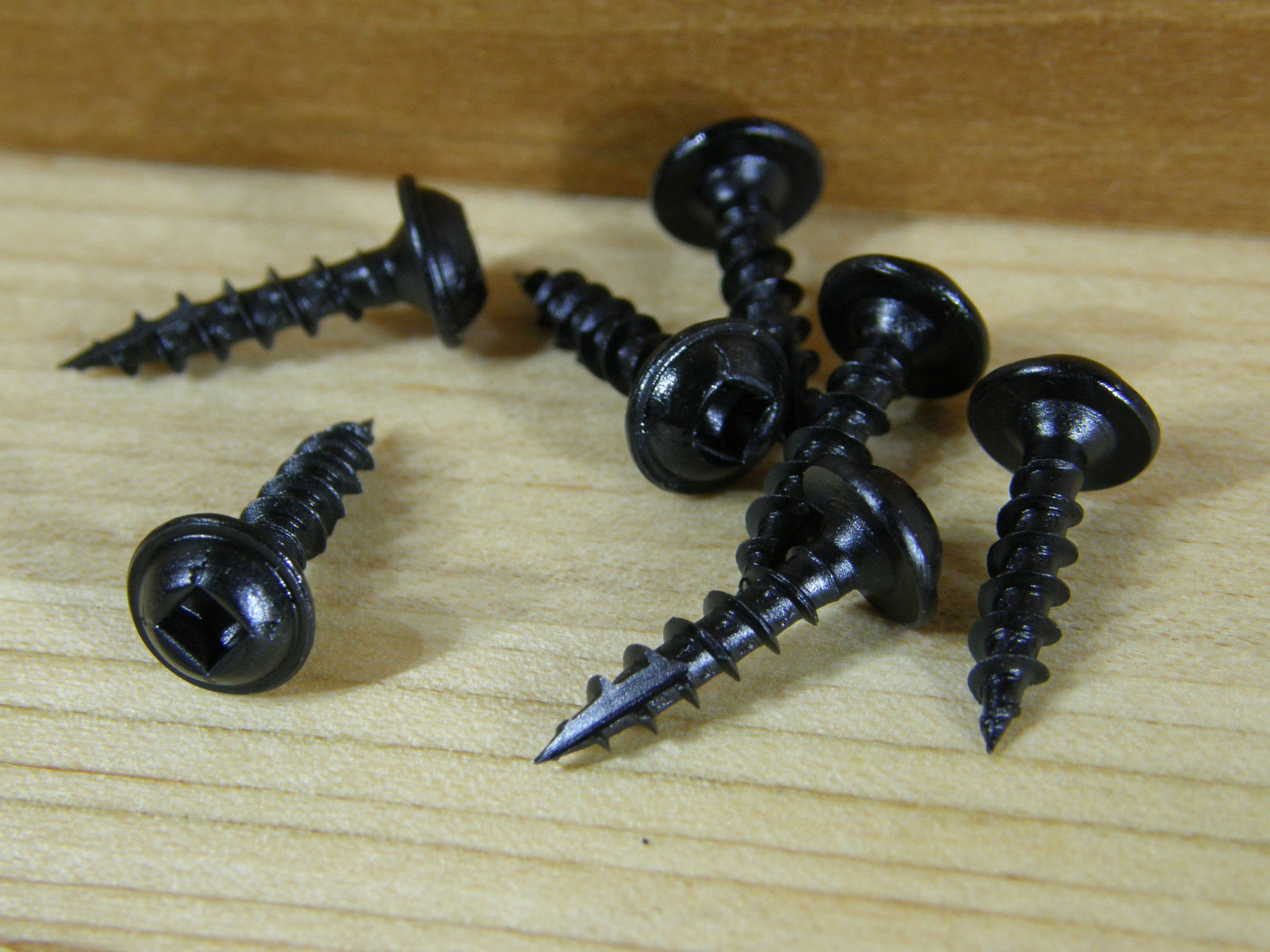 Black Pan Head Screws #6×1/2″, #6×5/8″ QTY 250 pack, #8×3/4″ QTY 200 pack
