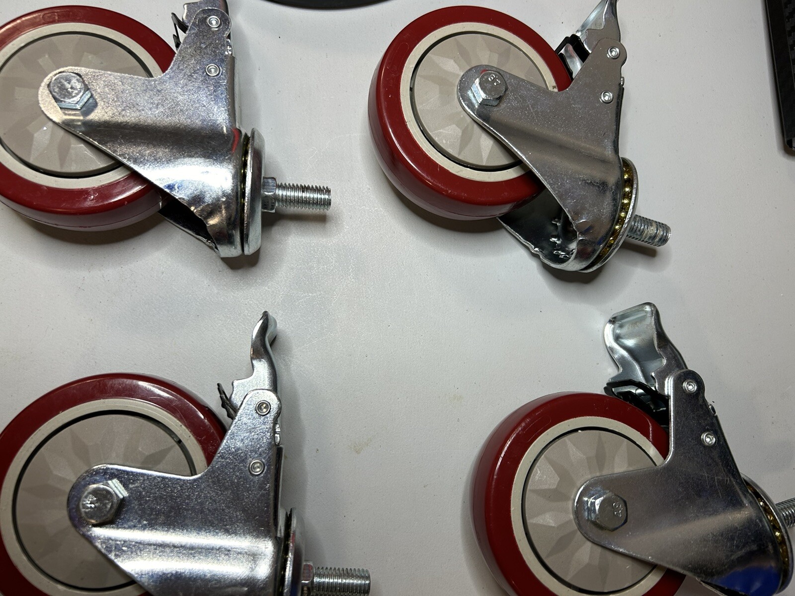 DICASAL 5 Inch Heavy Duty Stem Casters 360 Degree Swivel Durable