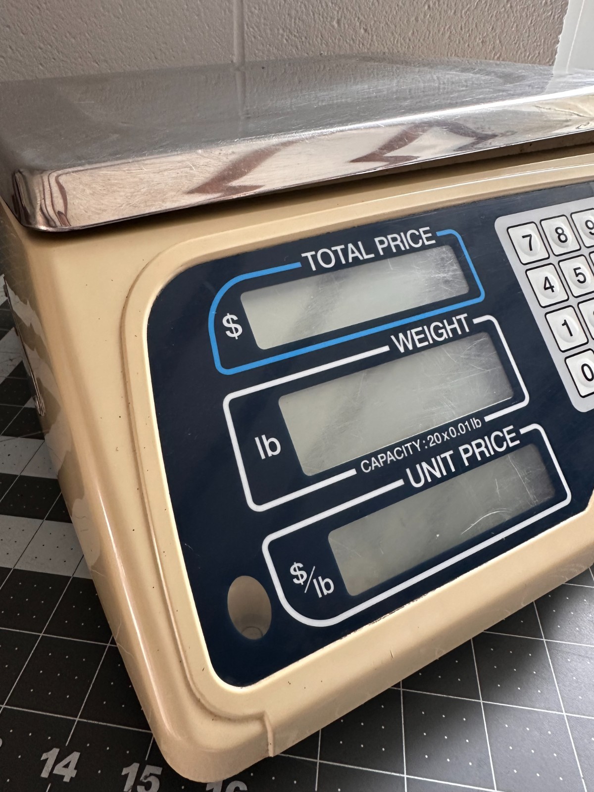 WORKING CAS EP-10 Electronic Bench Counting Scale 20 lb x 0.1 lb Digital Retail