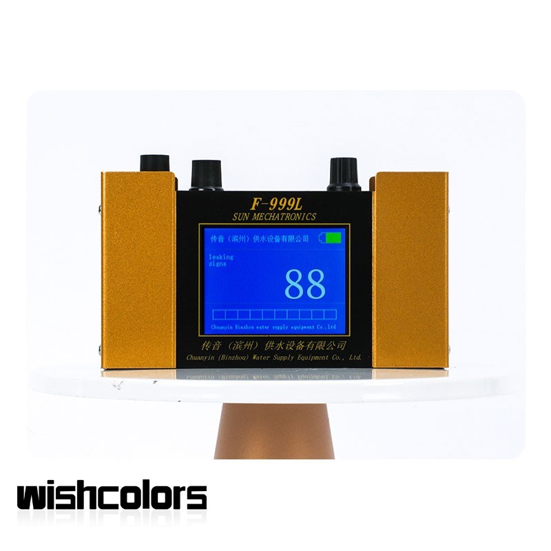 F-999L F999L Water Leak Detector Water Pipe Leak Detector+LCD Display+2m Detect