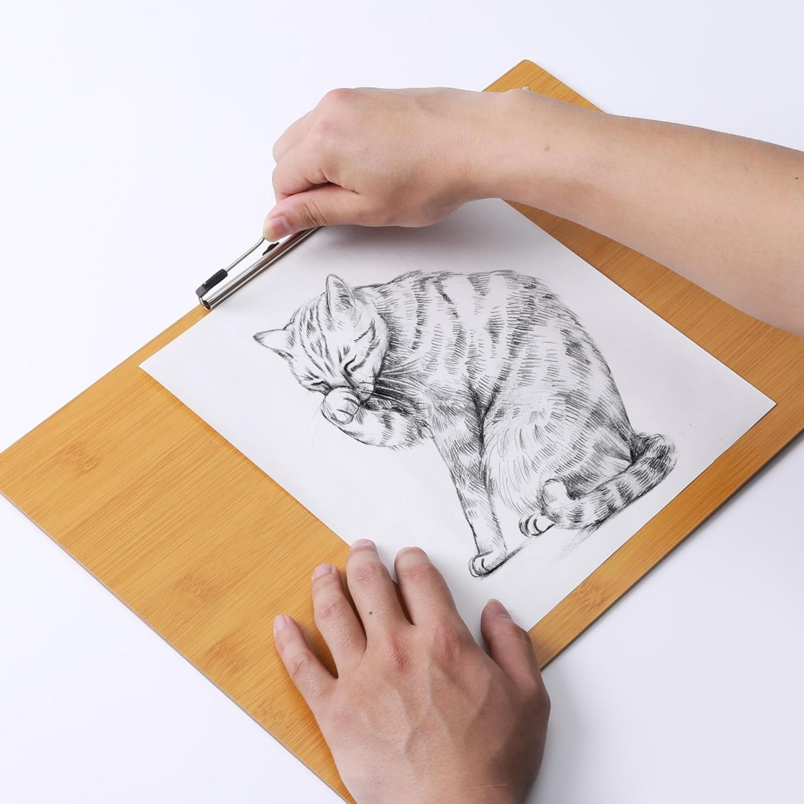 Extra-Large 11.5″ × 17″ Wooden Clipboard – Heavy-Duty Writing Board for Document