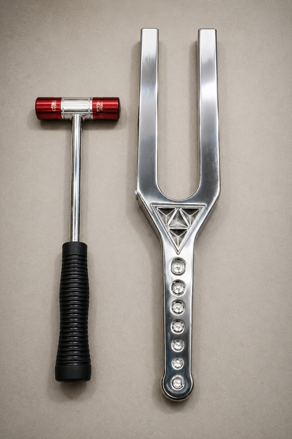 222 Hz Sound Sword Giant Tuning Fork Aluminum Sound Therapy Meditation Tool