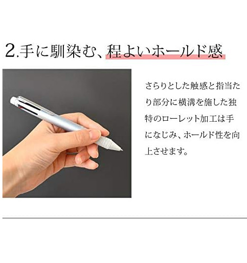 Jetstream multi function 4&1 Ballpoint Pen 0.5mm Ice silver MSXE5200A5.81 Japan