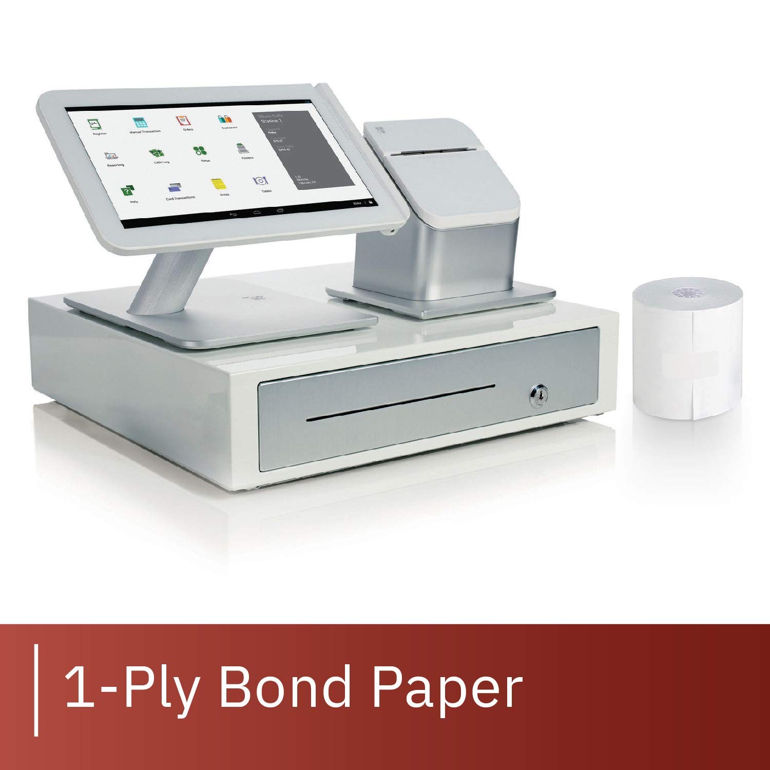 Discount Credit Card Supply Clover White Bond Receipt Roll Paper For Star Sp700