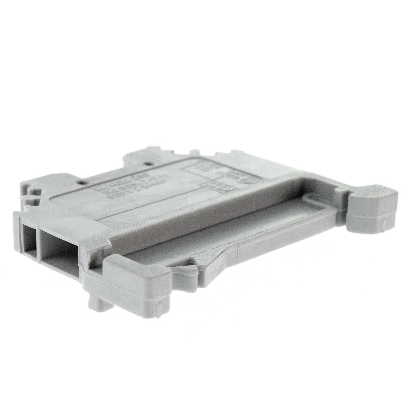 WAGO 280-101 DIN RAIL MOUNT 2-CONDUCTOR THROUGH TERMINAL BLOCK, 800V, 24A