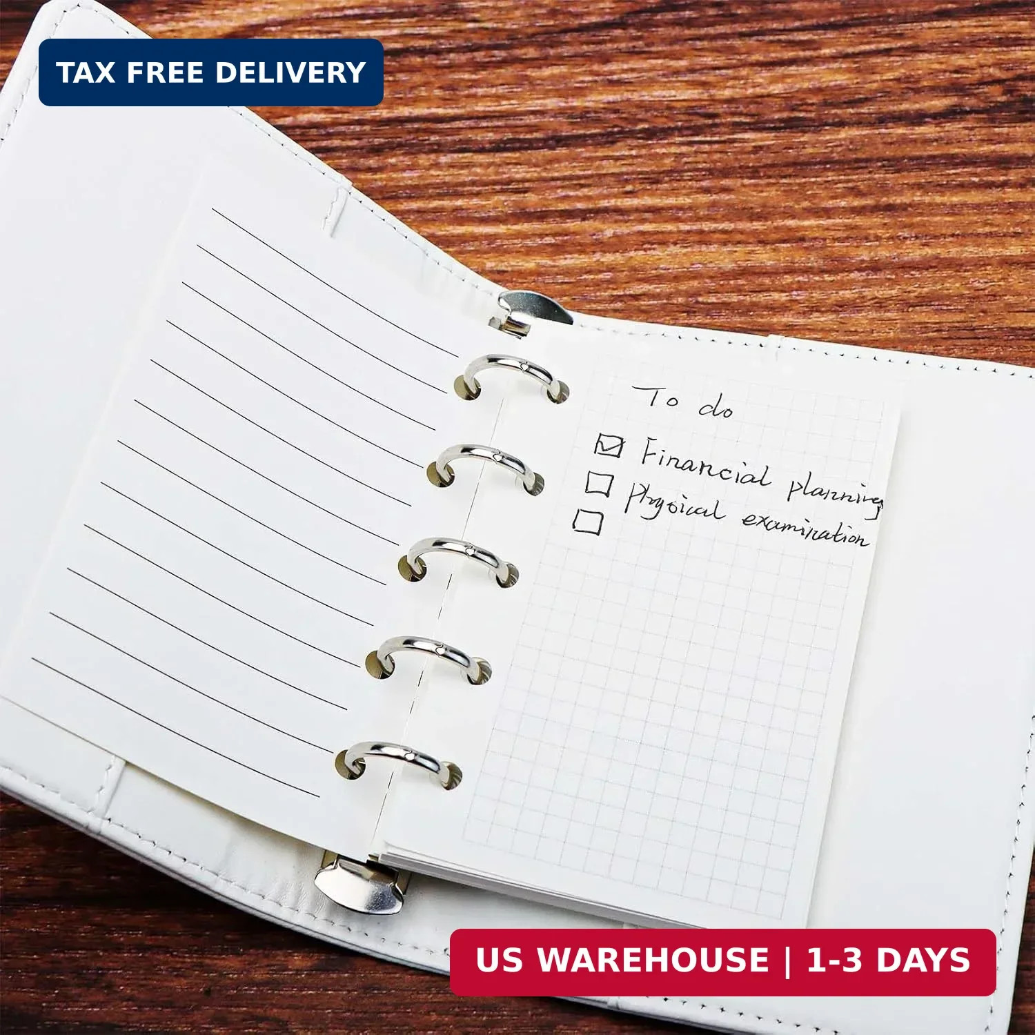 3 Pack A8 Refill Paper Loose Leaf Paper 120 Sheets Refillable Planner Binder Pap