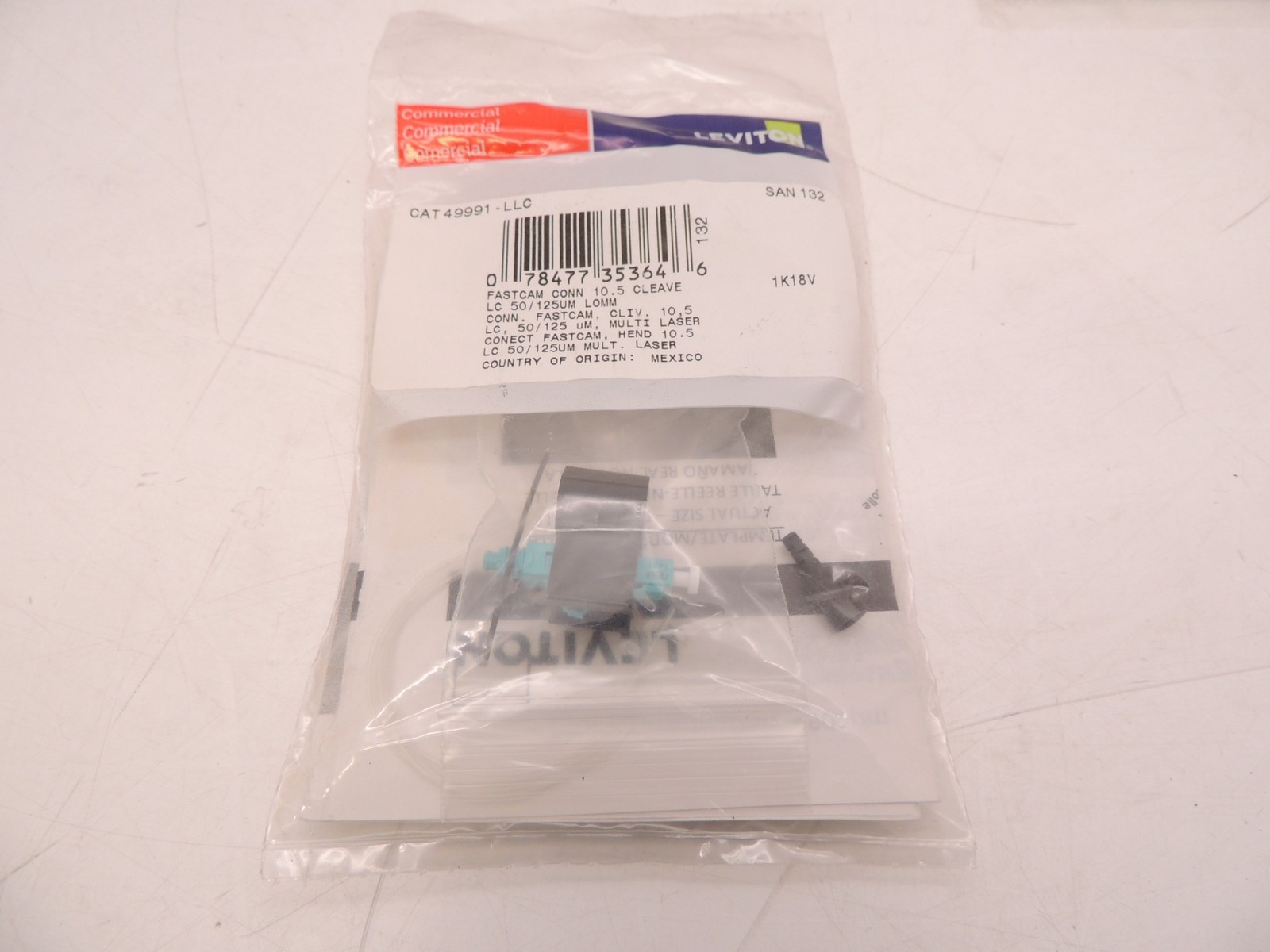 Lot of 12 New Sealed Leviton CAT 49991-LLC Fastcam 10.5 Cleave LC 50/125UM