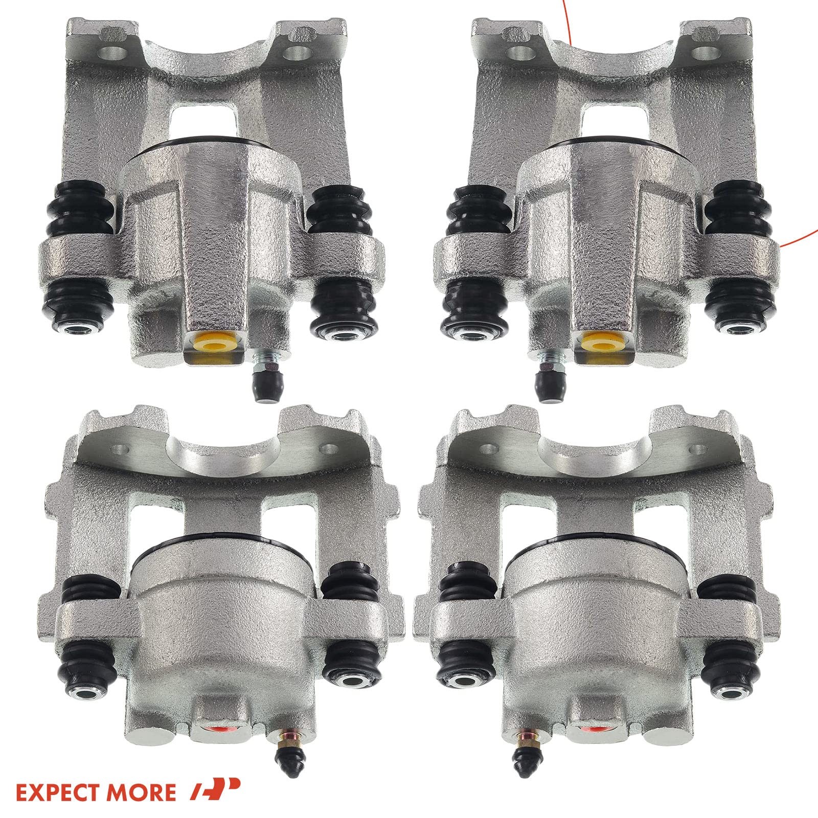Front and Rear Disc Brake Caliper without Bracket