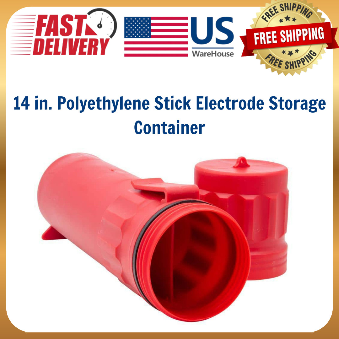 14″ 10 Lbs Welding Electrode Stick Rod Storage Container Canister Holder