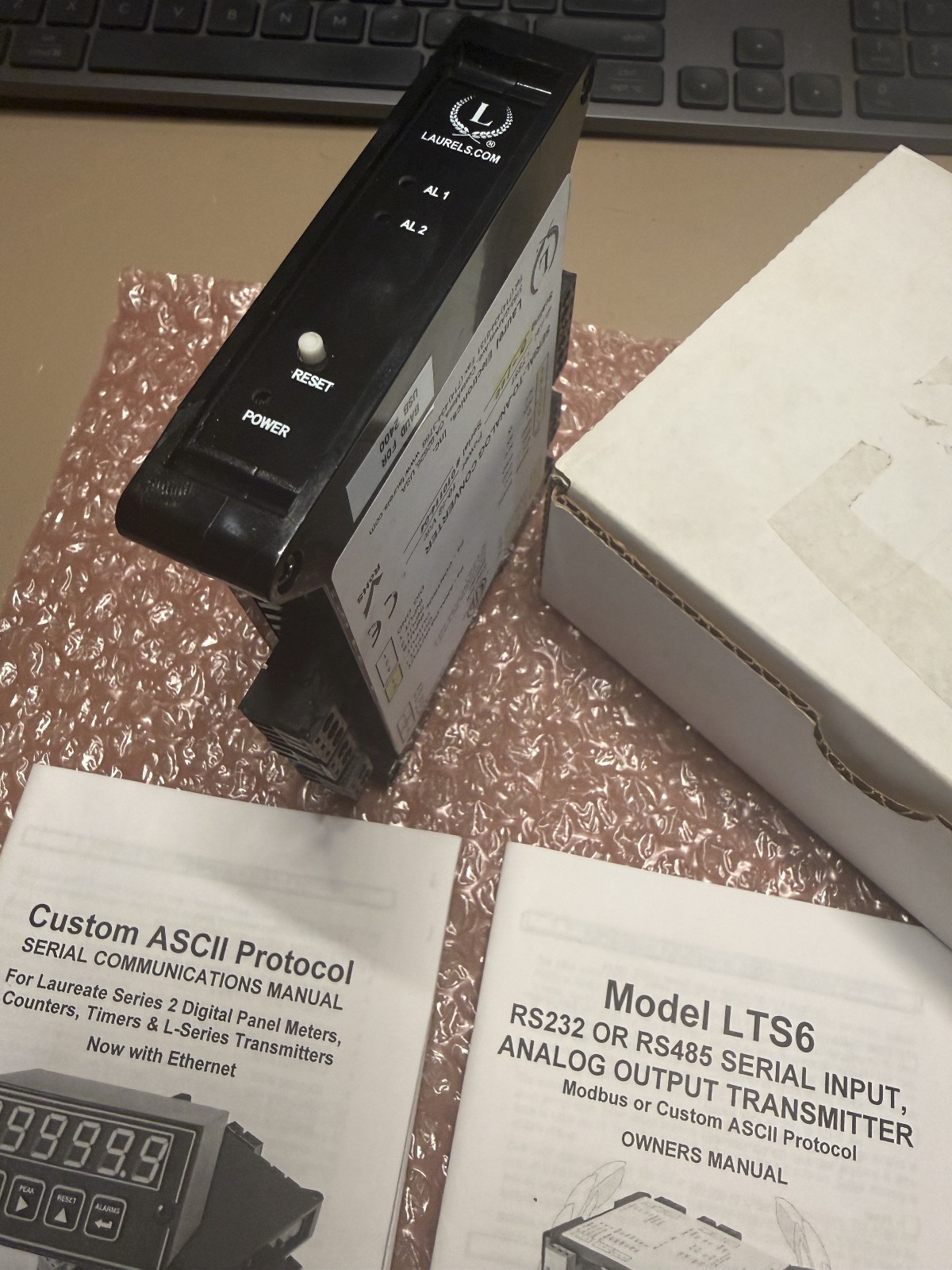 Laurel Electronics LTS6 RS232/RS485 Serial to Analog Output Transmitter DIN Rail