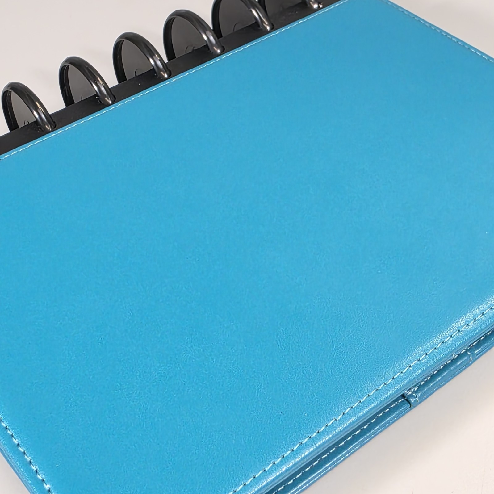 TUL Discbound Teal Junior Notebook With Smooth Leather Cover Pre-owned EUC