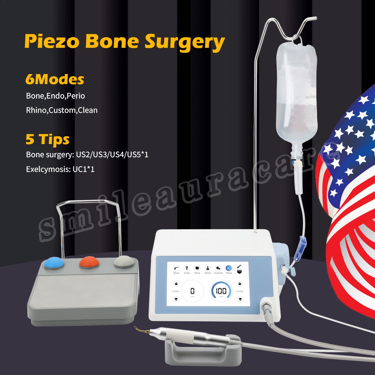 Dental Piezo Surgery Bone Cutter Ultrasonic Bone Piezosurgery Surgical Motor