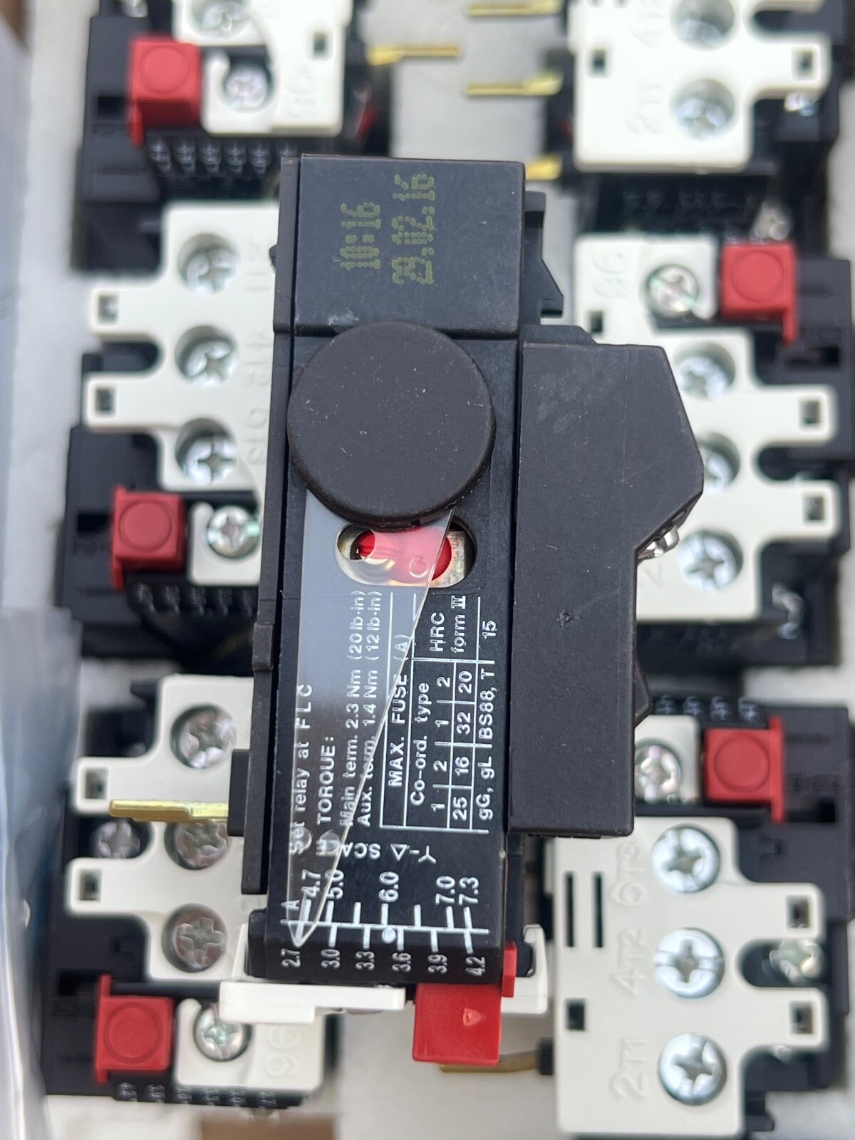 (ONE BOX OF 10 PCS) Danfoss 047H4208 Danfoss Overload relay, TI 16C