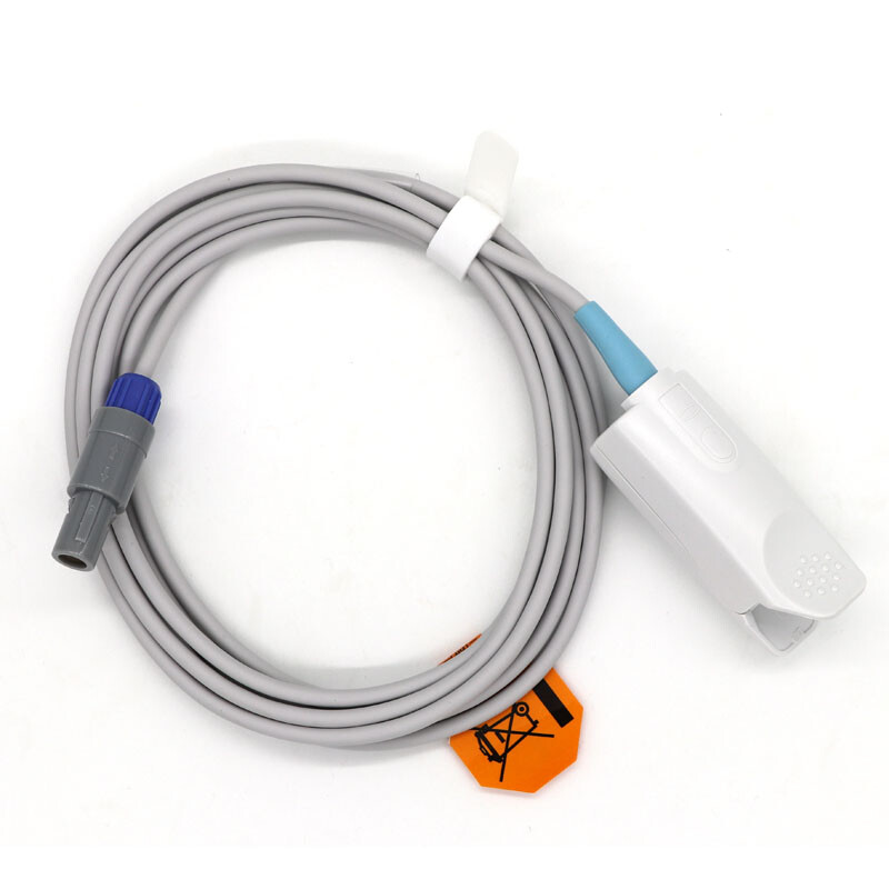 Compatible With Contec 5pin SpO2 Sensor Probe Cable Used To CMS6000 CMS8000