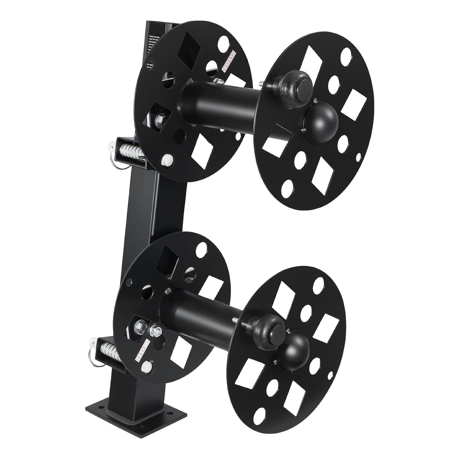 Uimoso Durable Dual Welding Cable Reel for 150FT 1/0 & 125FT 2/0 Cables