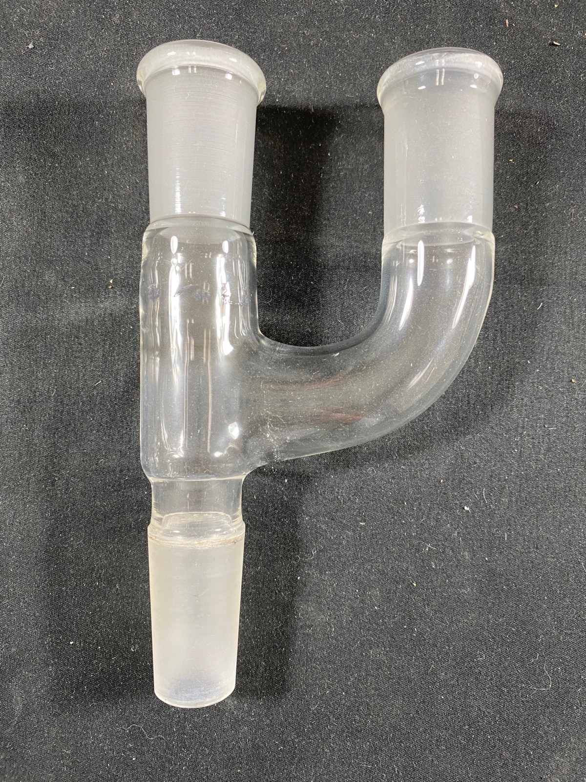 KIMBLE KONTES Glass 92mm 24/40 Joint Claisen Distillation Adapter 161500-2440