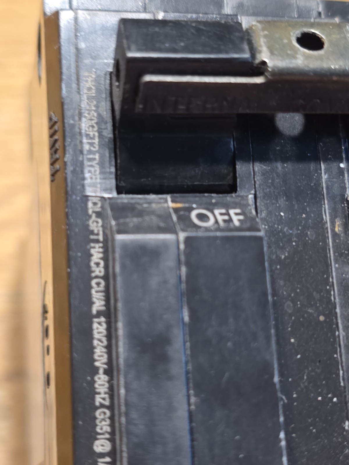 GE ABB 50 Amp 240-Volts Double Pole Ground Fault Breaker with Self-Test