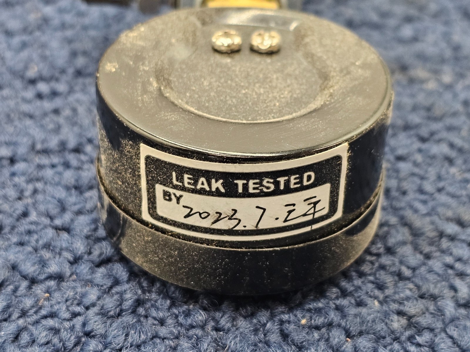 (QTY 3) Uniweld TGB215 Gas Test Gauge 1/2″ NPT Reducing Bell W/ 15 PSI Gauge E34