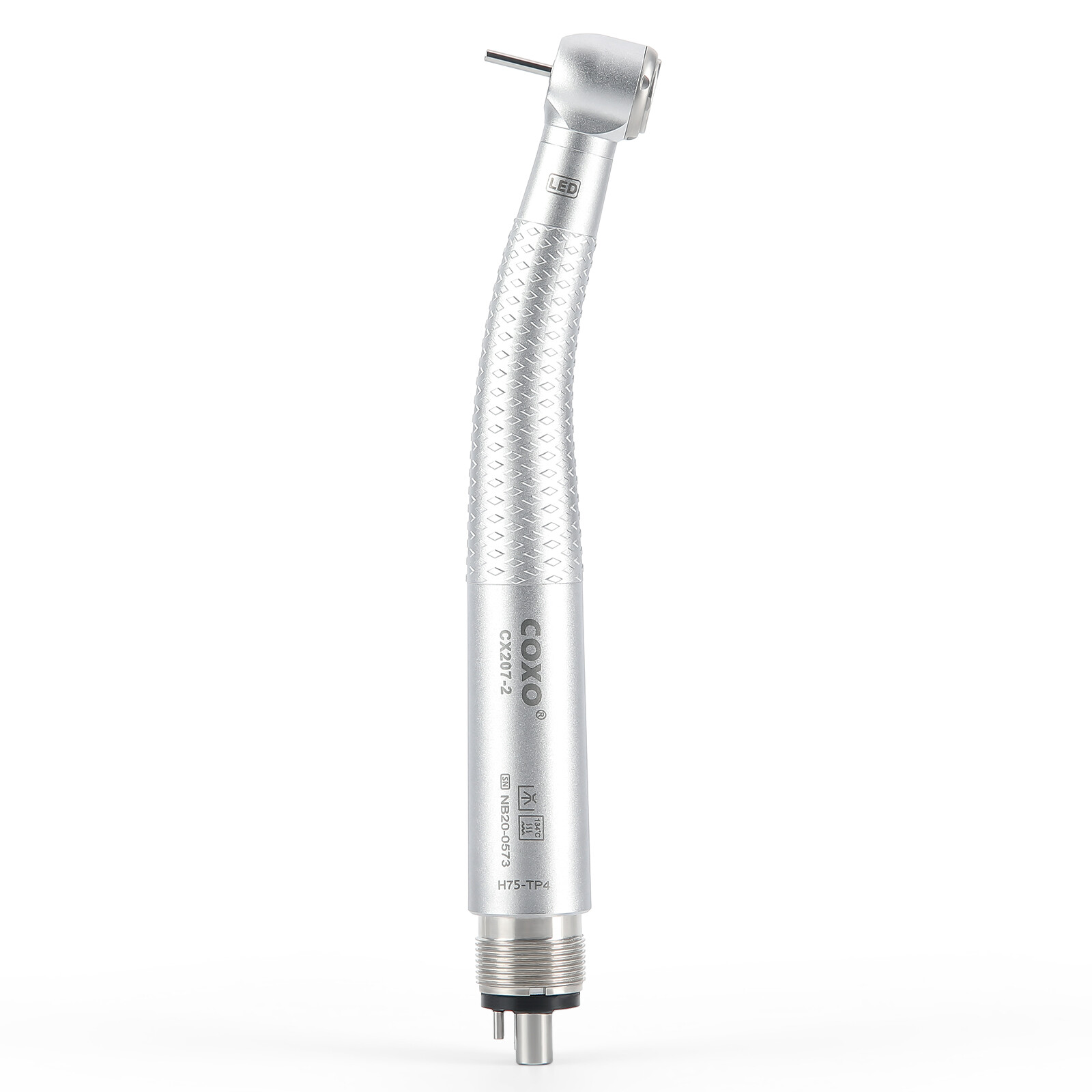 COXO High Speed Handpiece 4-Hole LED CX207 Dental Air Turbine Generator Spray