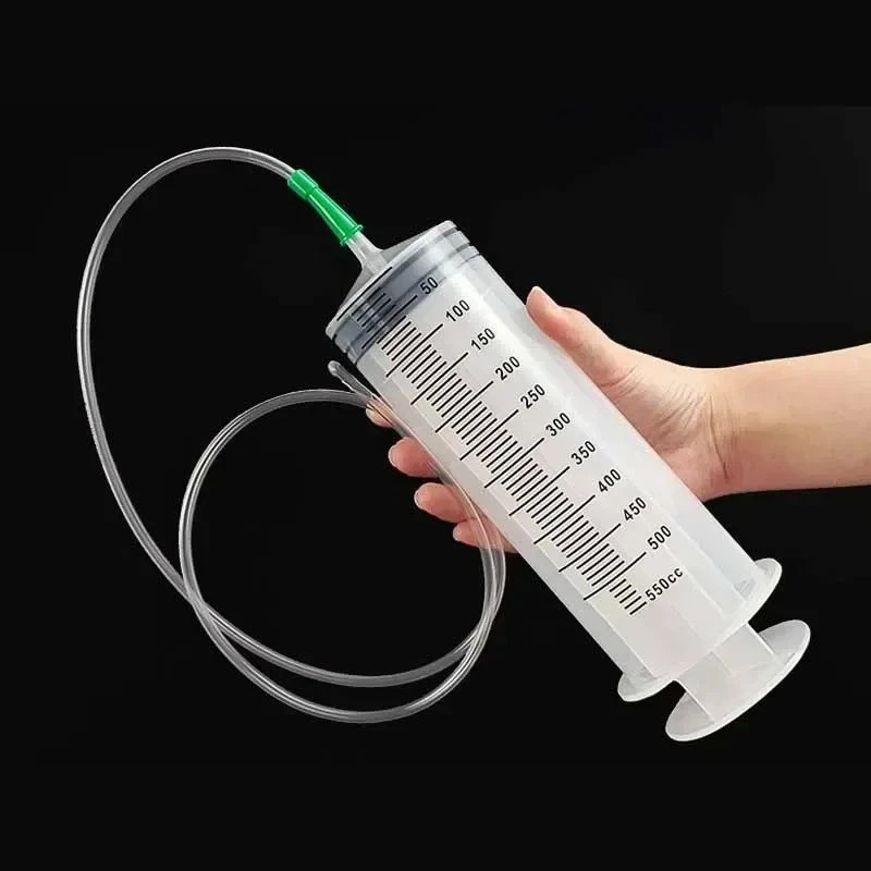 100ml 300ml 500ml Large Capacity Syringe with Hose Oil Pump Pet Feeding Measure