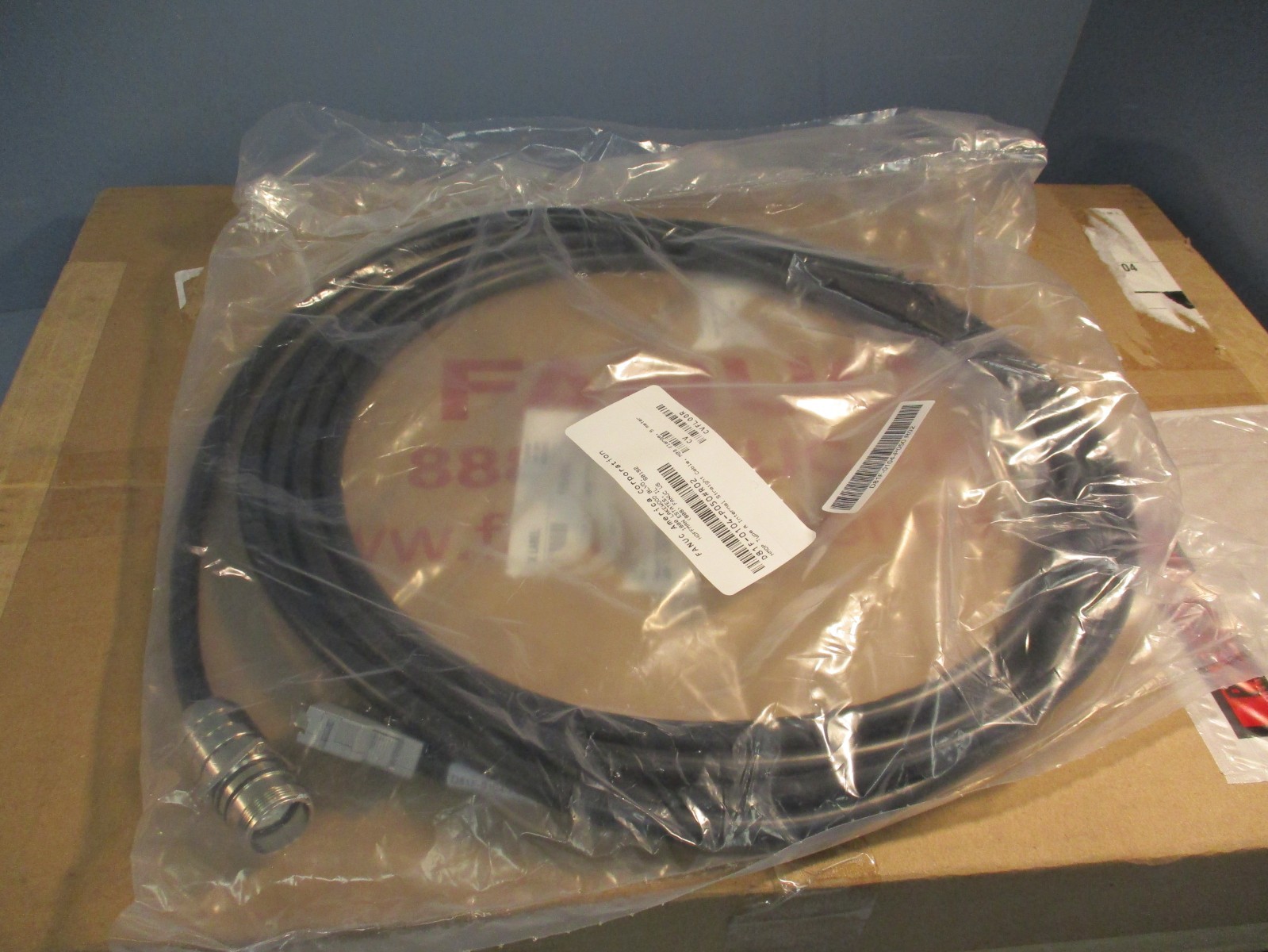 FANUC D81F-0104-P050#R02 HMOP Type A Internal Straight Cable, M23 Flange 5 Meter