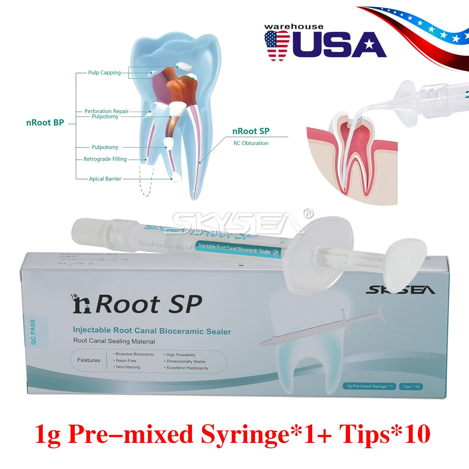 10*NSK PANA MAX Style Dental High Speed Handpiece Push Button 4Hole Turbine JL