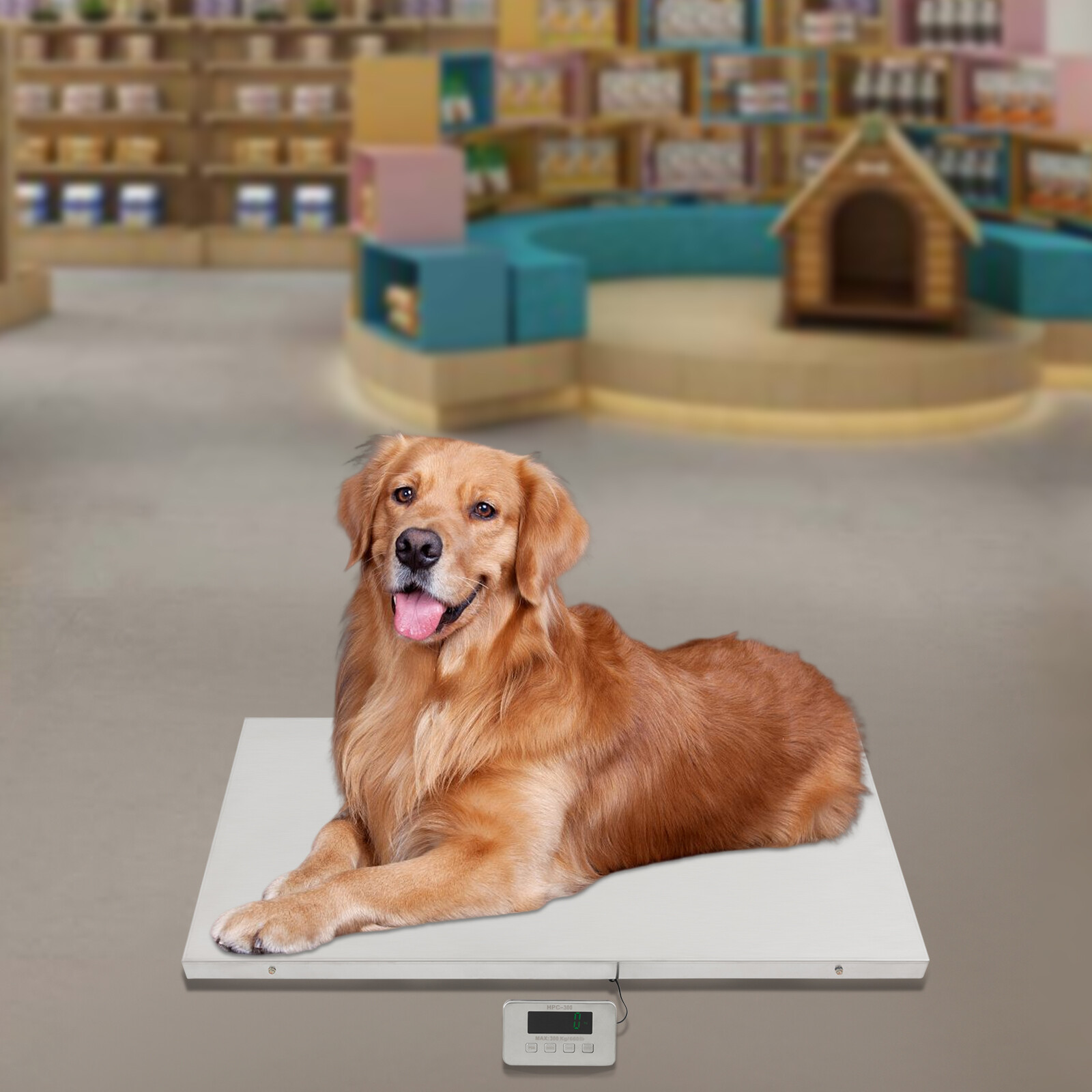 Battery Powerd Digital Livestock Scale Three Unit Kg, Lb,Oz Electronic Pet Scale