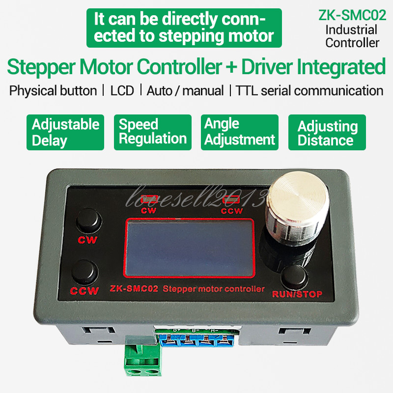 SMC02 57 42 DC 5V-30V Stepper Motor Speed Driver Angle Pulse PLC Communication