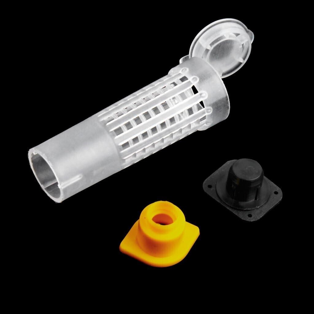 40pcs Mini Beekeeping Rearing Cup Kit Queen Bee Cages Bee Cell Protective Cover