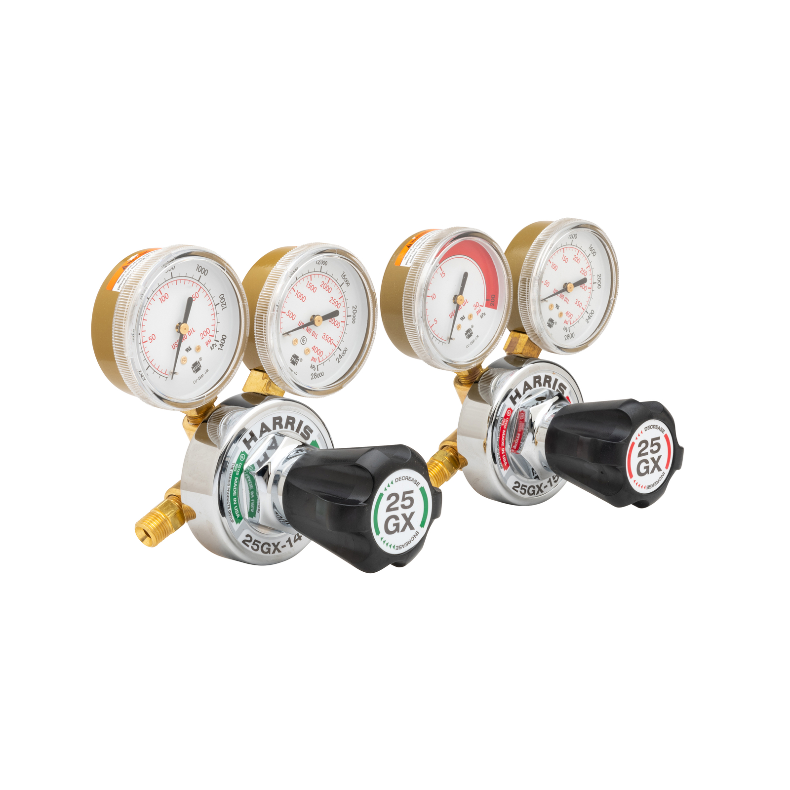 Harris Model 25GX-15-300 and Model 25GX-145-540 Pair Pack Single-Stage Pressure