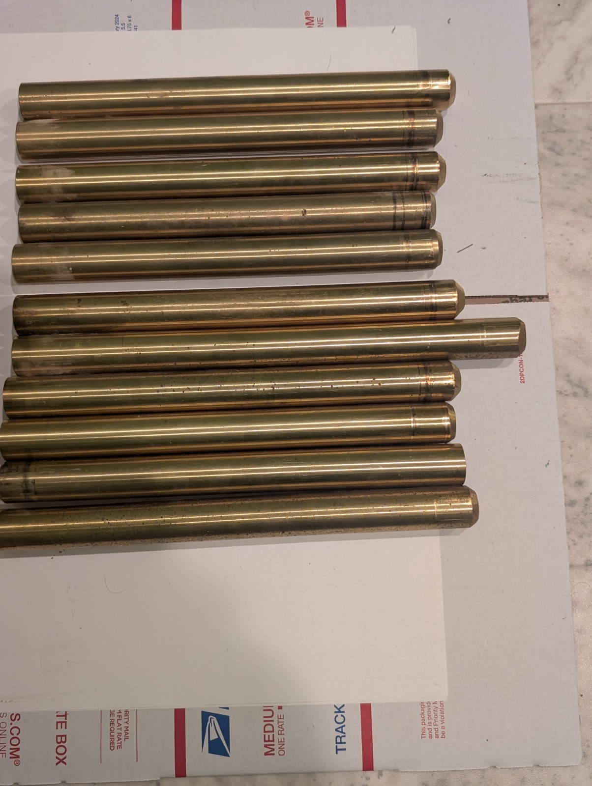 Brass Rods 1 Inch x 10″ Inch Brass Solid Round Rod