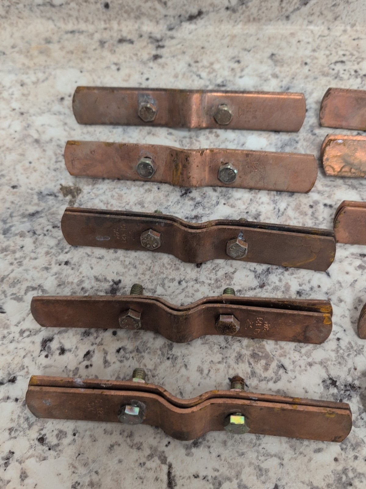 3/4” Copper Steel CT121 Pipe Tube Strap Clamp CT 121 Hanger Lot 10