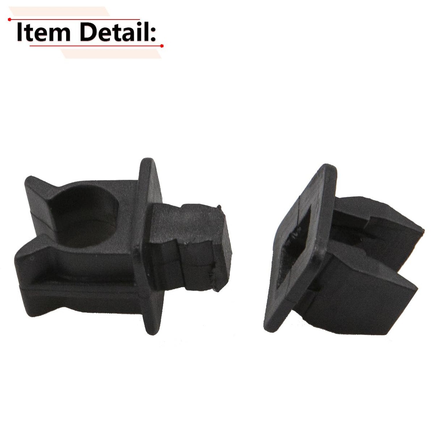 Hood Prop Rod Retainer Clip Compatible with Wrangler YJ TJ Patriot Compass