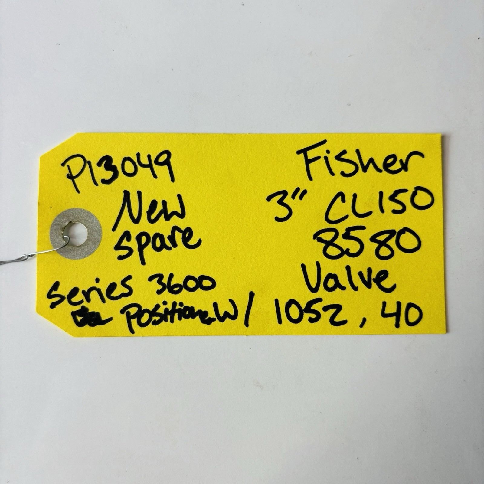 Fisher 8580 3″ CL150-300 High Performance Butterfly Valve w/ 1052 Actuator – New