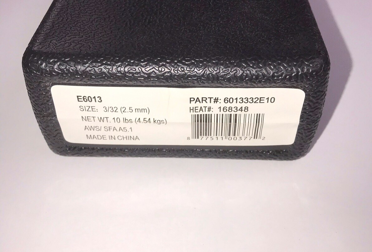 E6013 3/32″ Stick Welding Electrode Mild Steel Rod 10lbs *FREE GIFT* HA60135010
